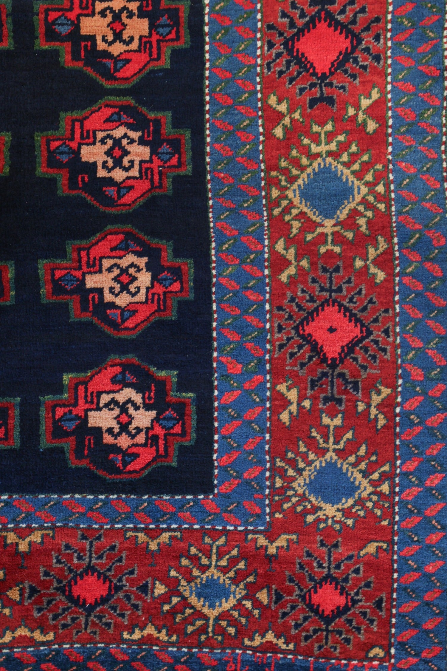 Antique Karabagh Handwoven Tribal Rug, J75108