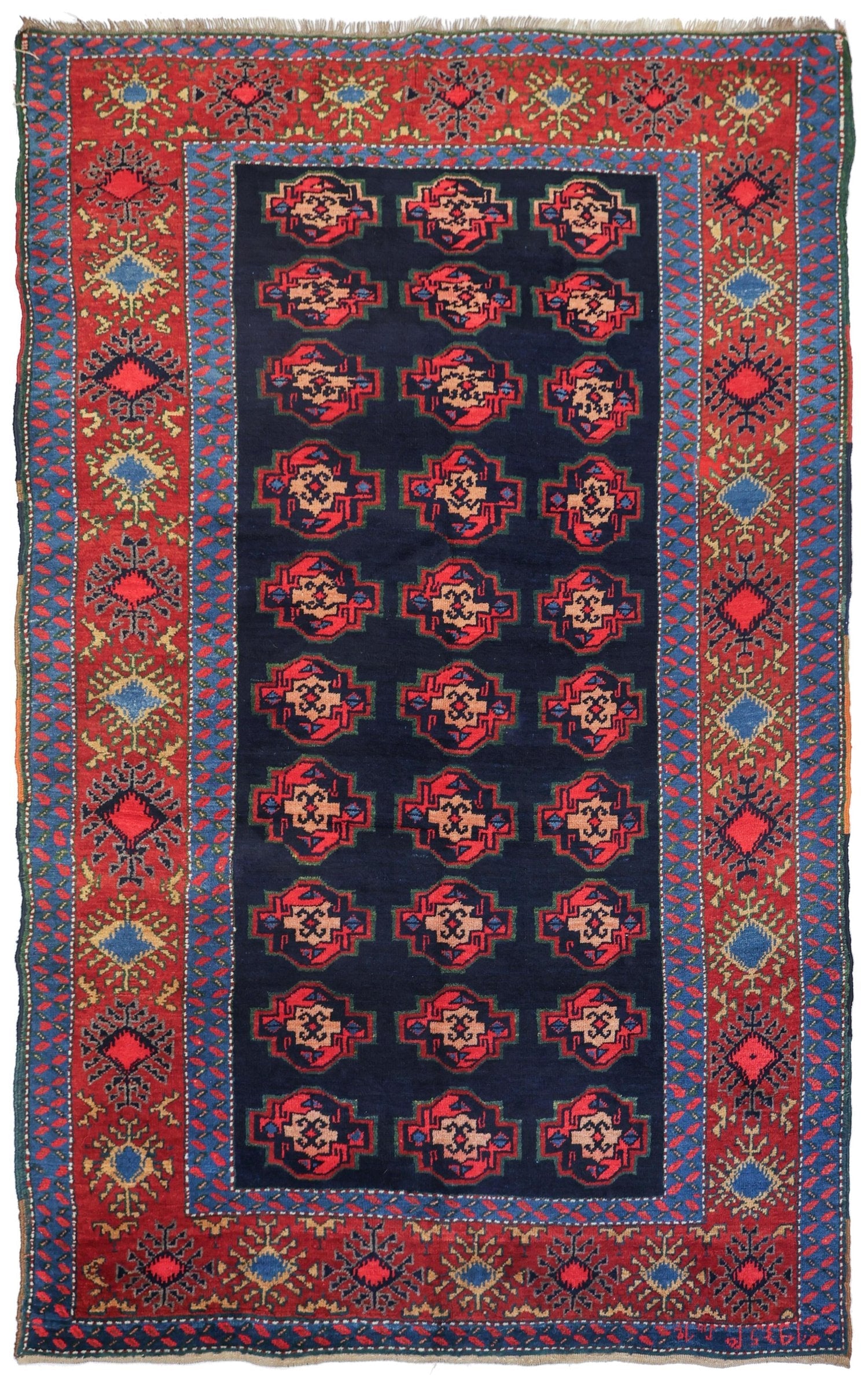 Antique Karabagh Handwoven Tribal Rug