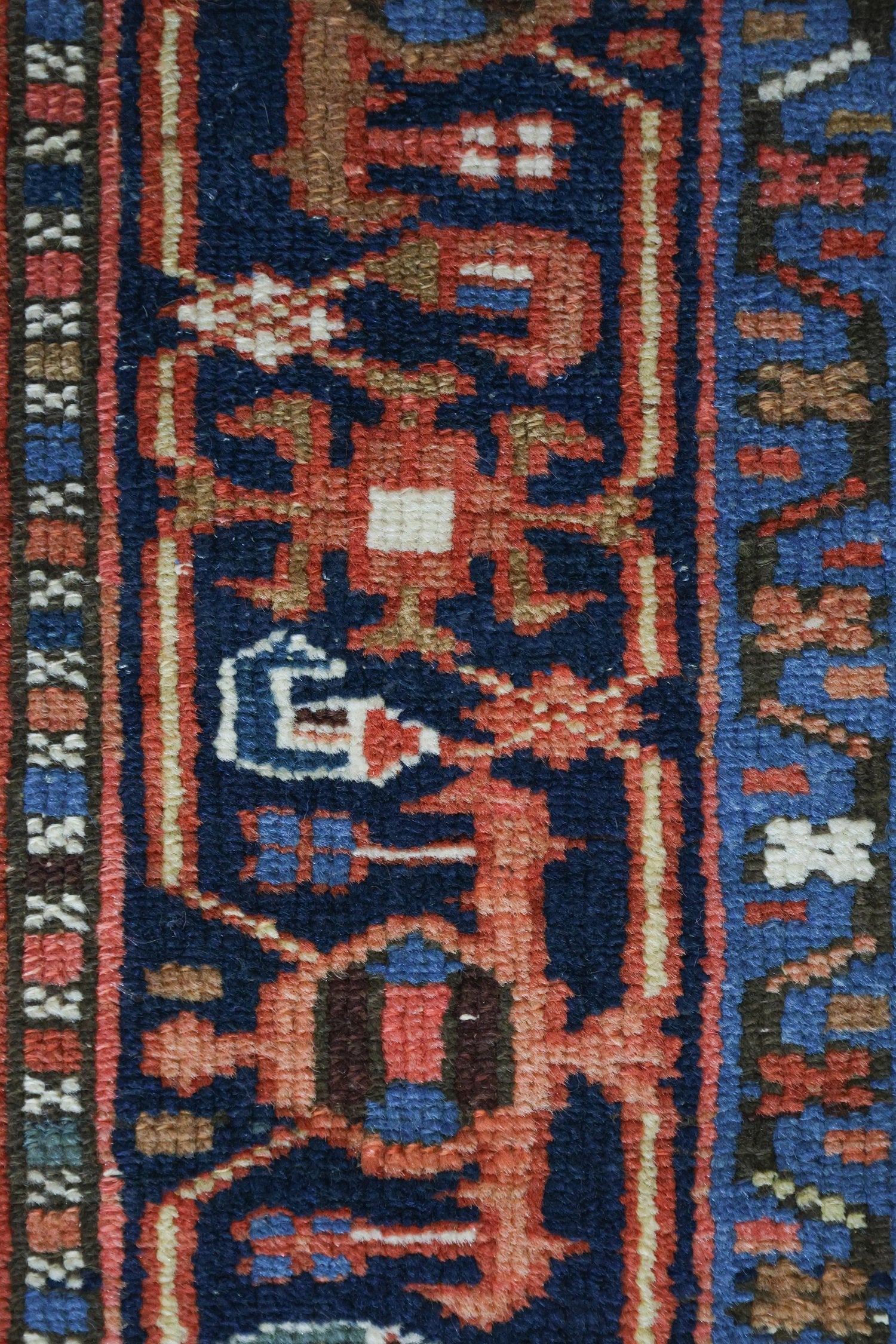 Vintage Karaja Handwoven Tribal Rug, J67493