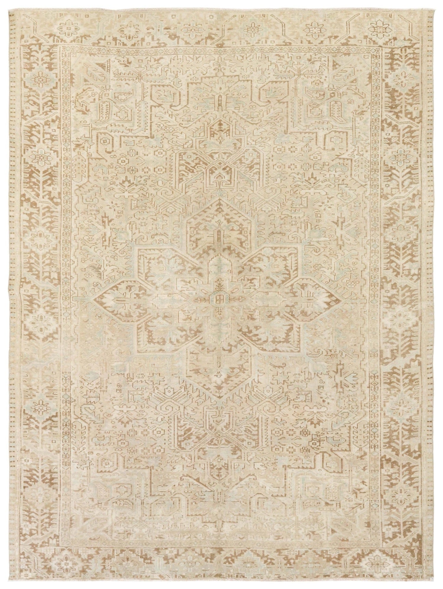 Vintage Karaja Handwoven Tribal Rug