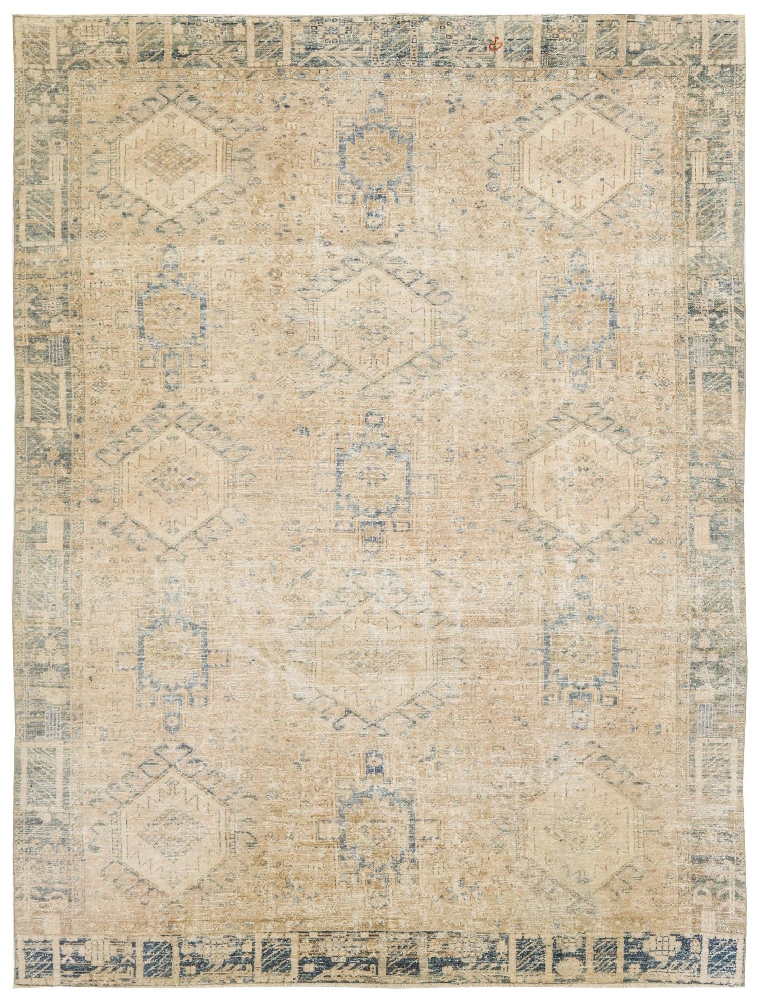 Vintage Karaja Handwoven Tribal Rug