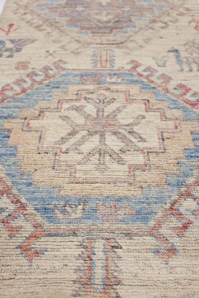 Karaja Handwoven Tribal Rug, J75620