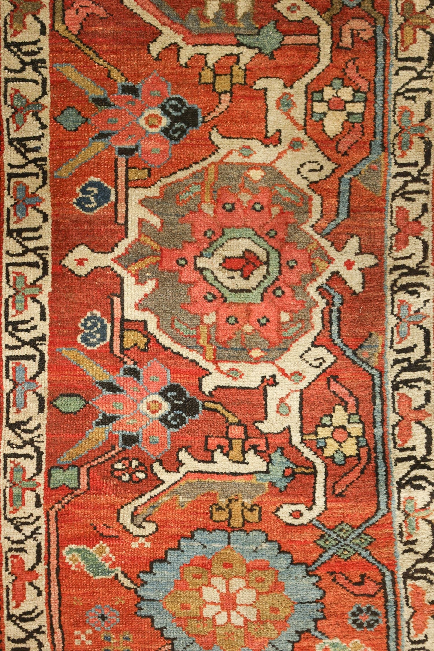 Antique Karaja Serapi Handwoven Tribal Rug, J76440