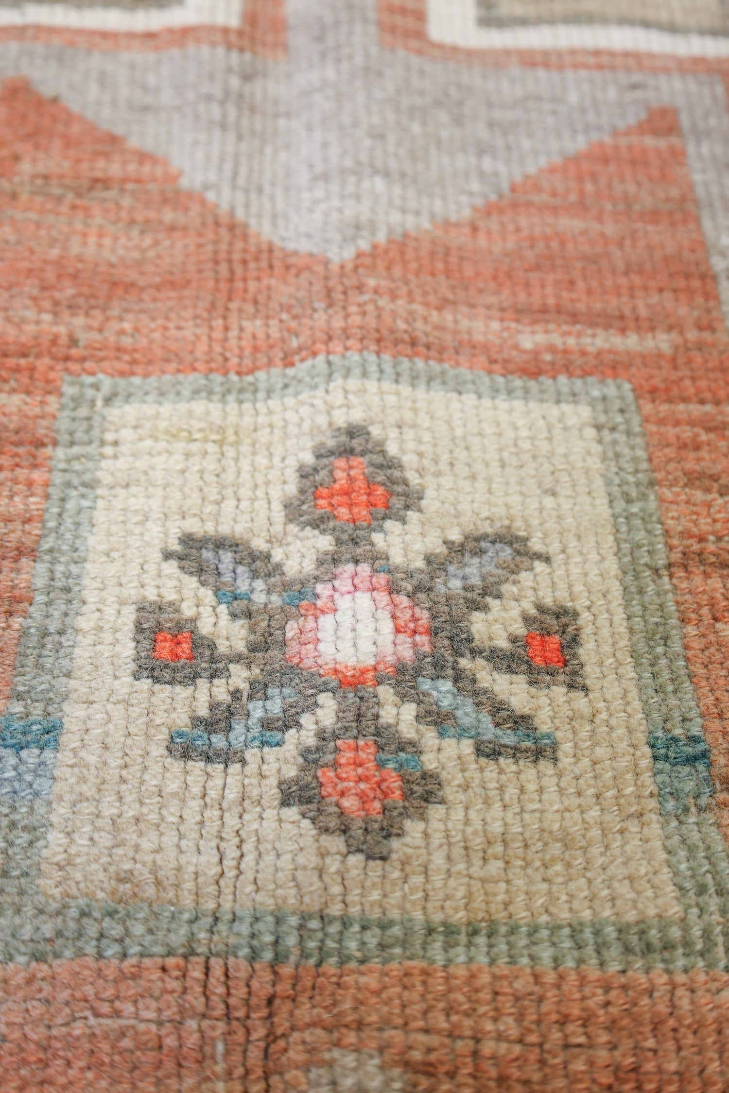 Vintage Kars Handwoven Tribal Rug, J75148