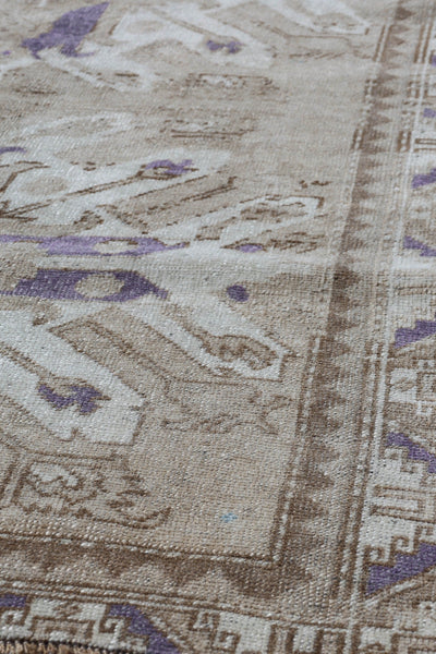 Vintage Kars Handwoven Tribal Rug, J77806