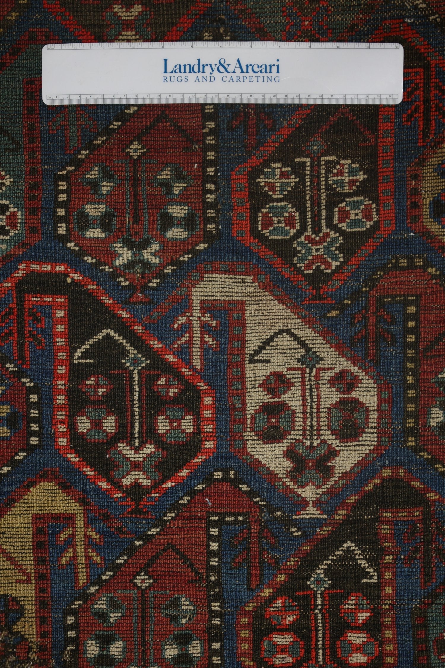 Vintage Kazak Handwoven Tribal Rug, J71065