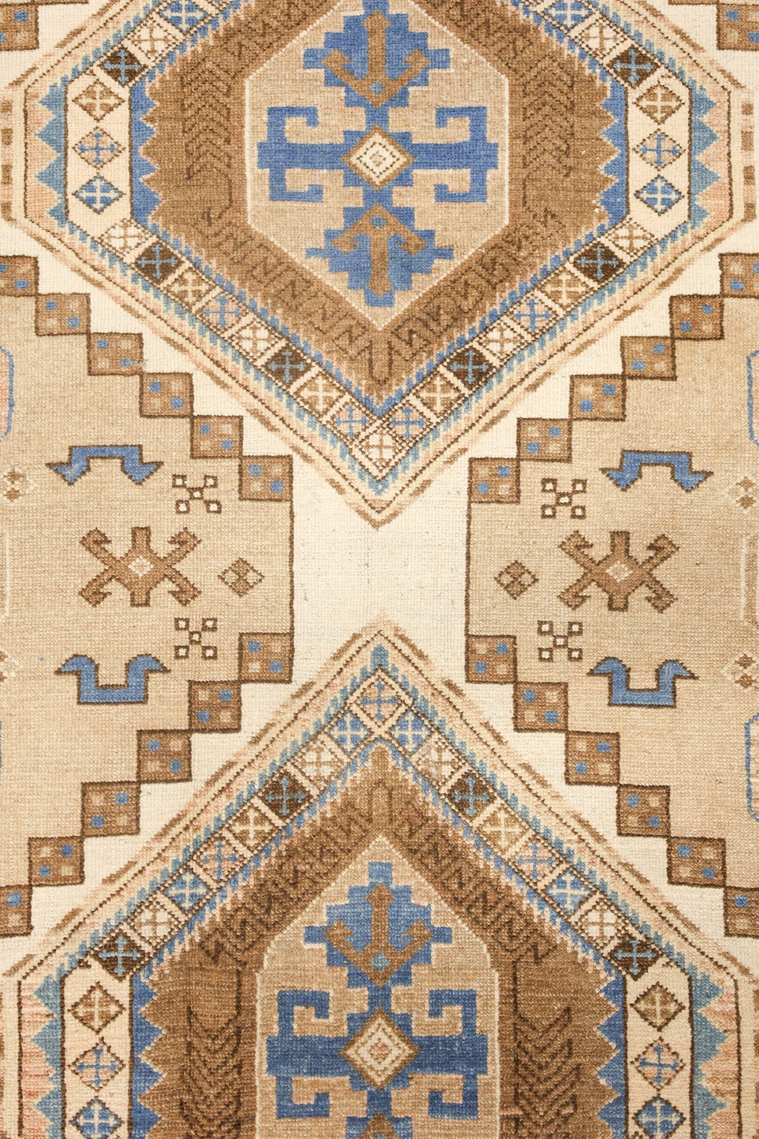 Vintage Kazak Handwoven Tribal Rug, J73149