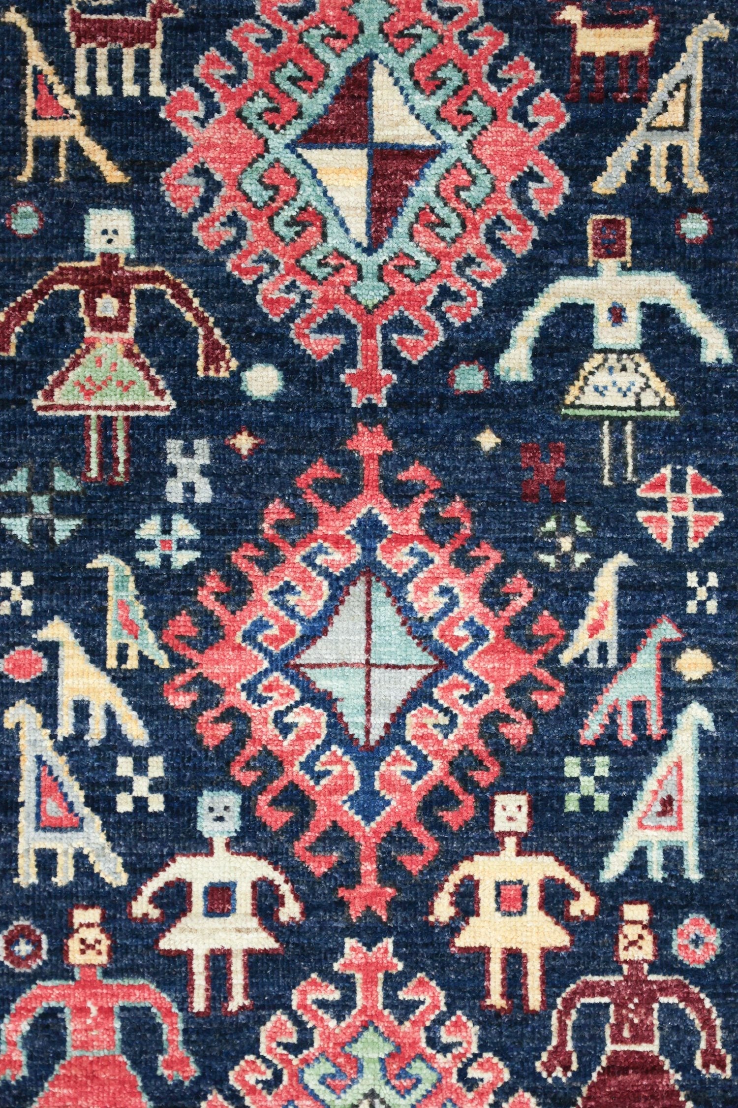 Kazak Handwoven Tribal Rug, J74739