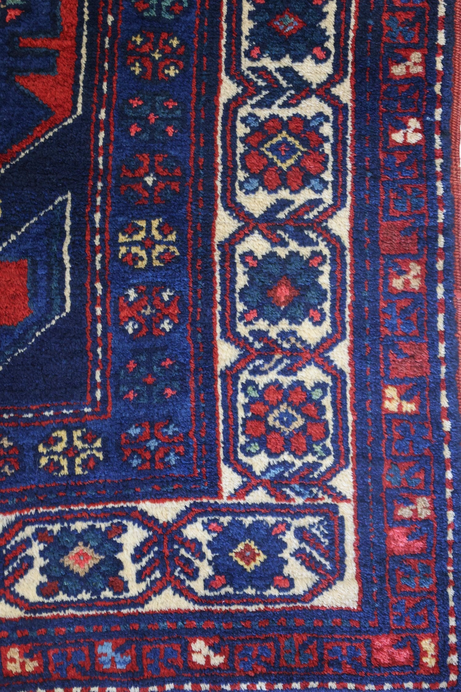 Antique Kazak Handwoven Tribal Rug, J75082