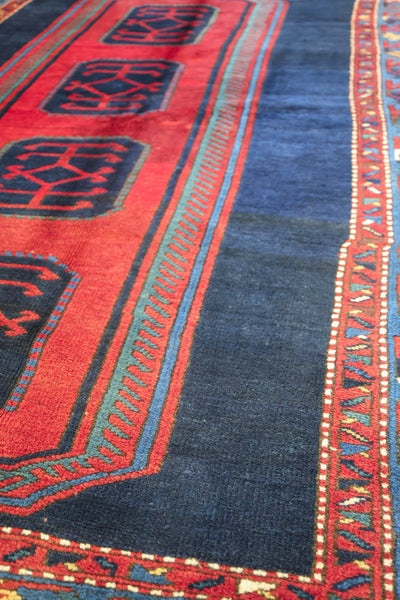 Antique Kazak Handwoven Tribal Rug, J75083