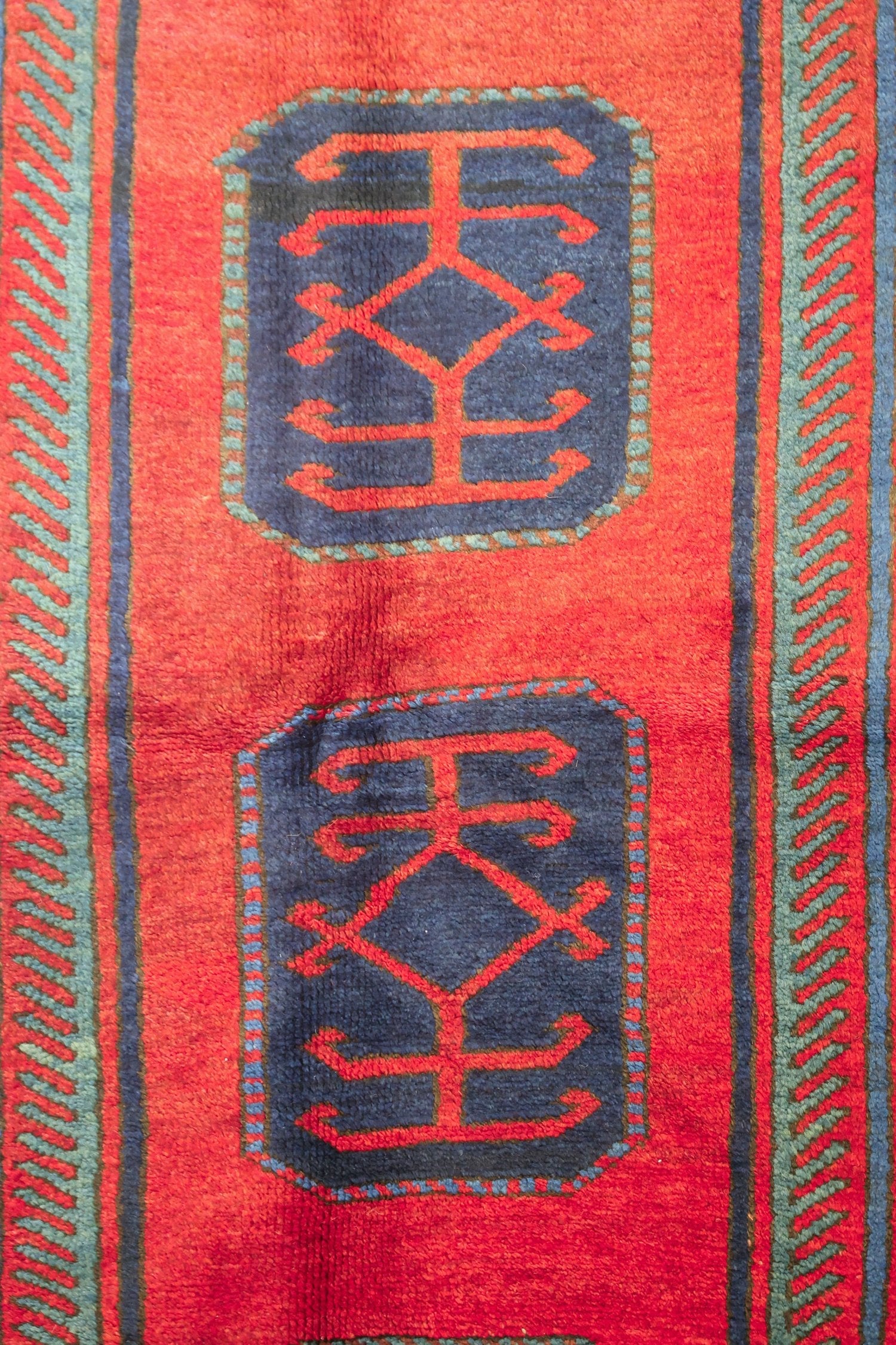 Antique Kazak Handwoven Tribal Rug, J75083