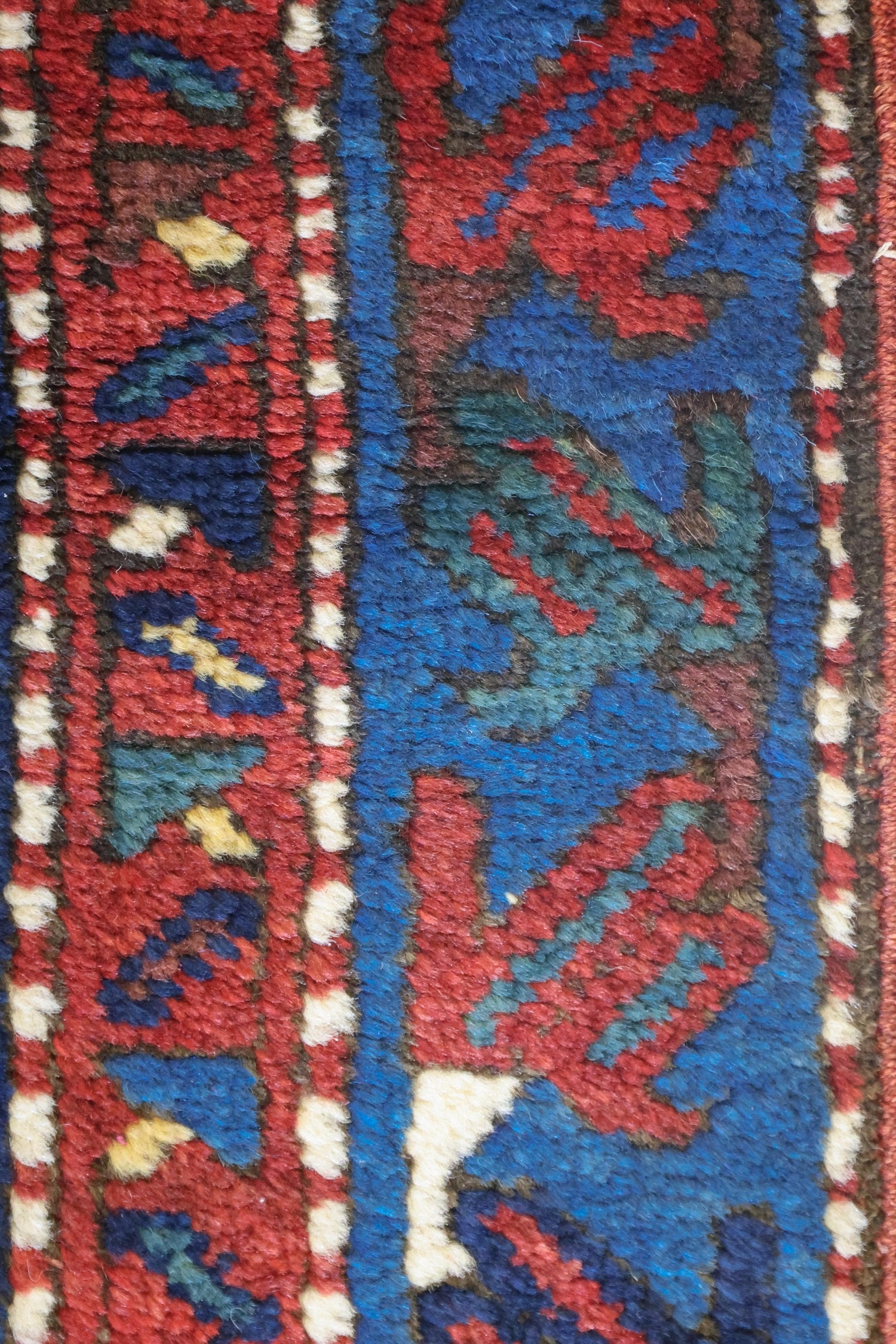 Antique Kazak Handwoven Tribal Rug, J75083