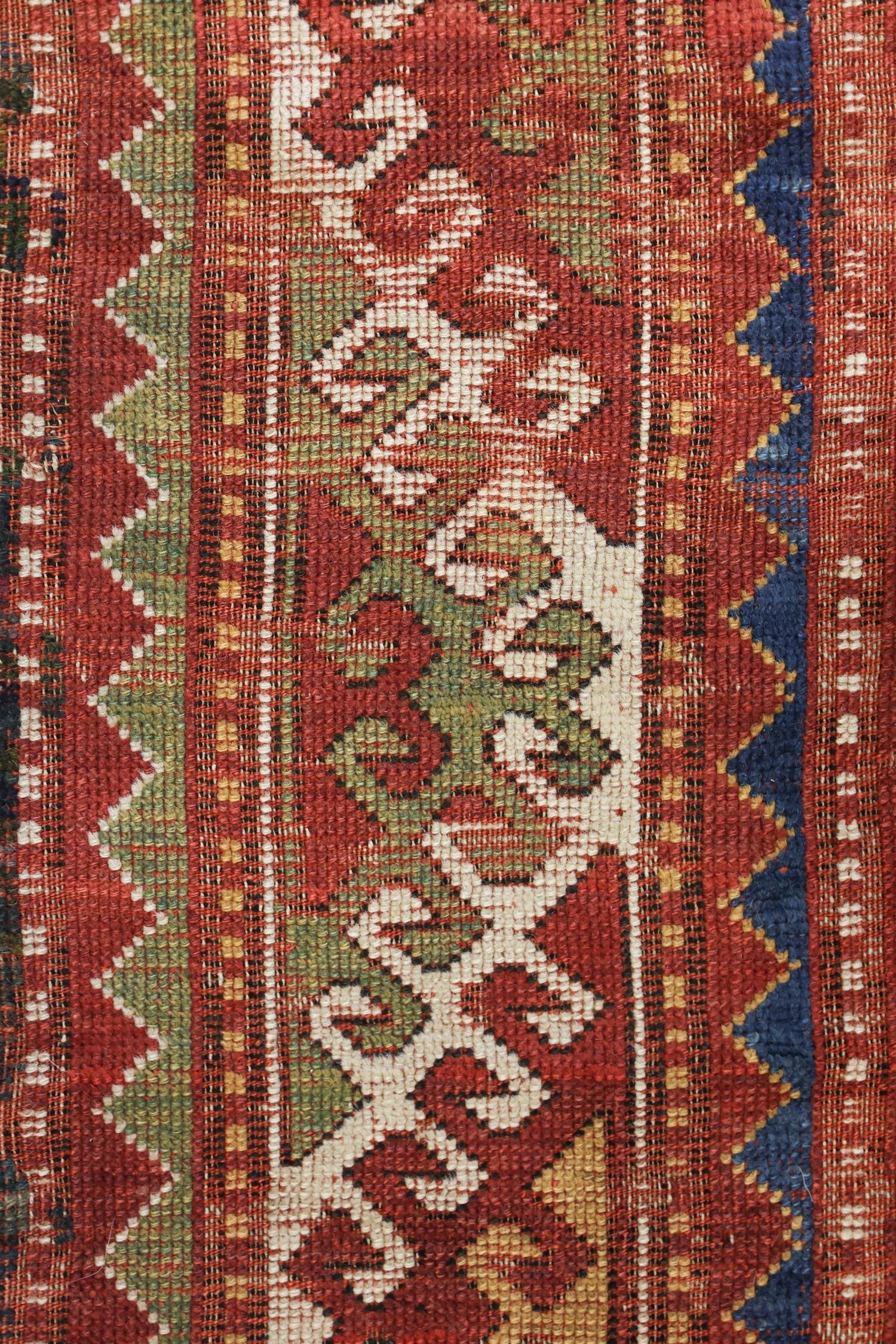 Vintage Kazak Handwoven Tribal Rug, J75417