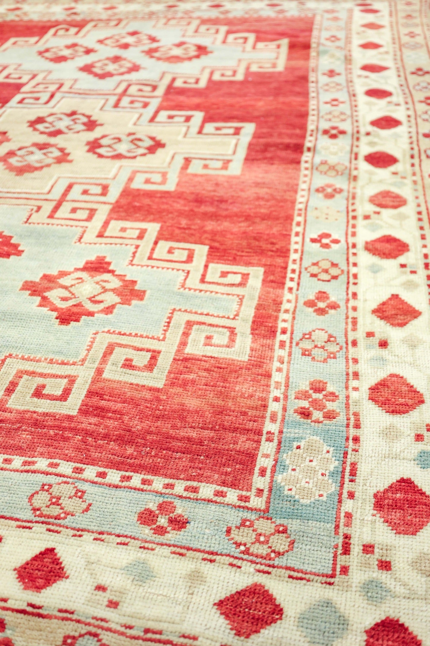 Vintage Kazak Handwoven Tribal Rug, J75688
