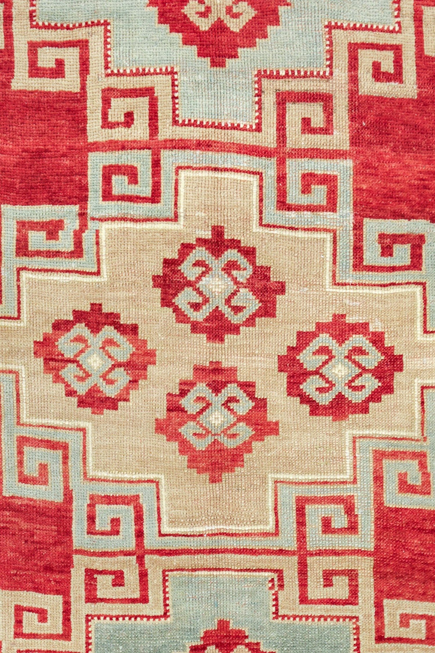 Vintage Kazak Handwoven Tribal Rug, J75688