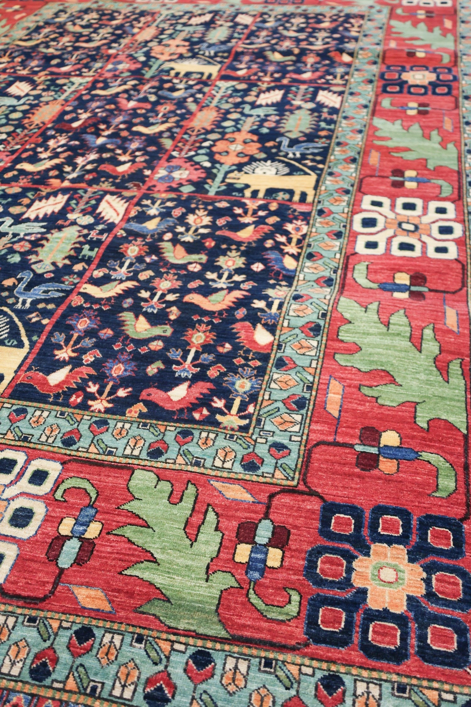 Khamseh Handwoven Tribal Rug, J74212