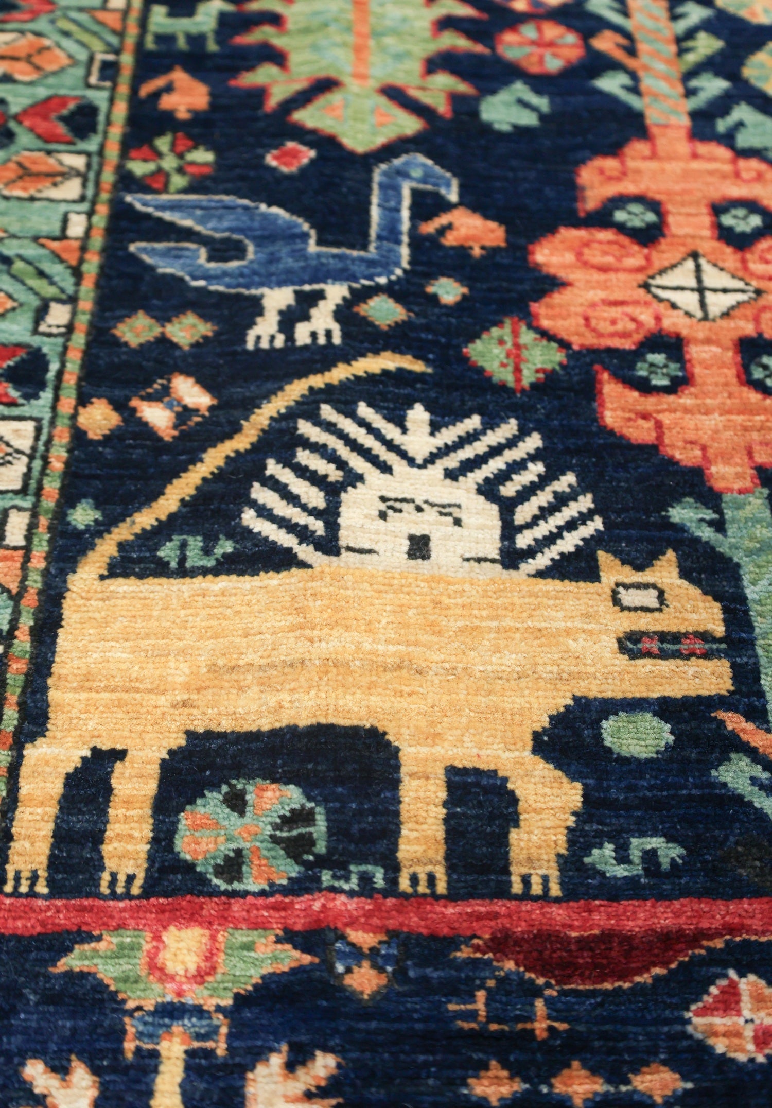 Khamseh Handwoven Tribal Rug, J74212