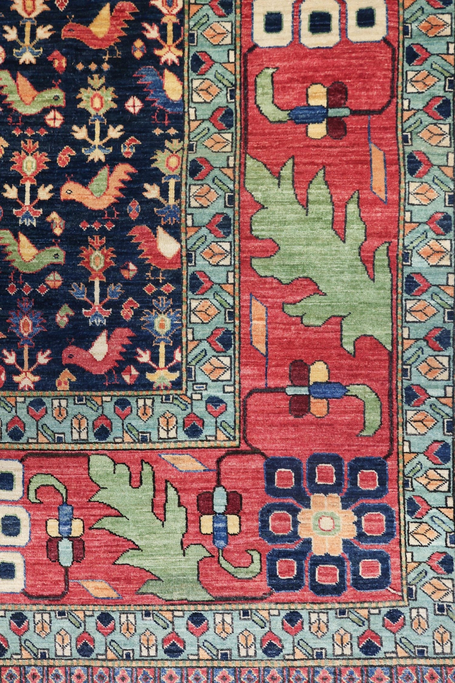 Khamseh Handwoven Tribal Rug, J74212