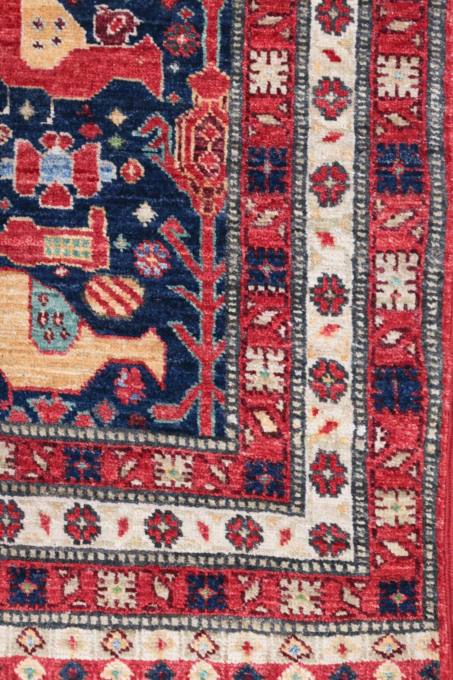 Khamseh Handwoven Tribal Rug, J74689