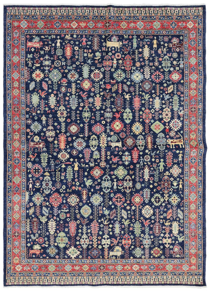 Khamseh Handwoven Tribal Rug