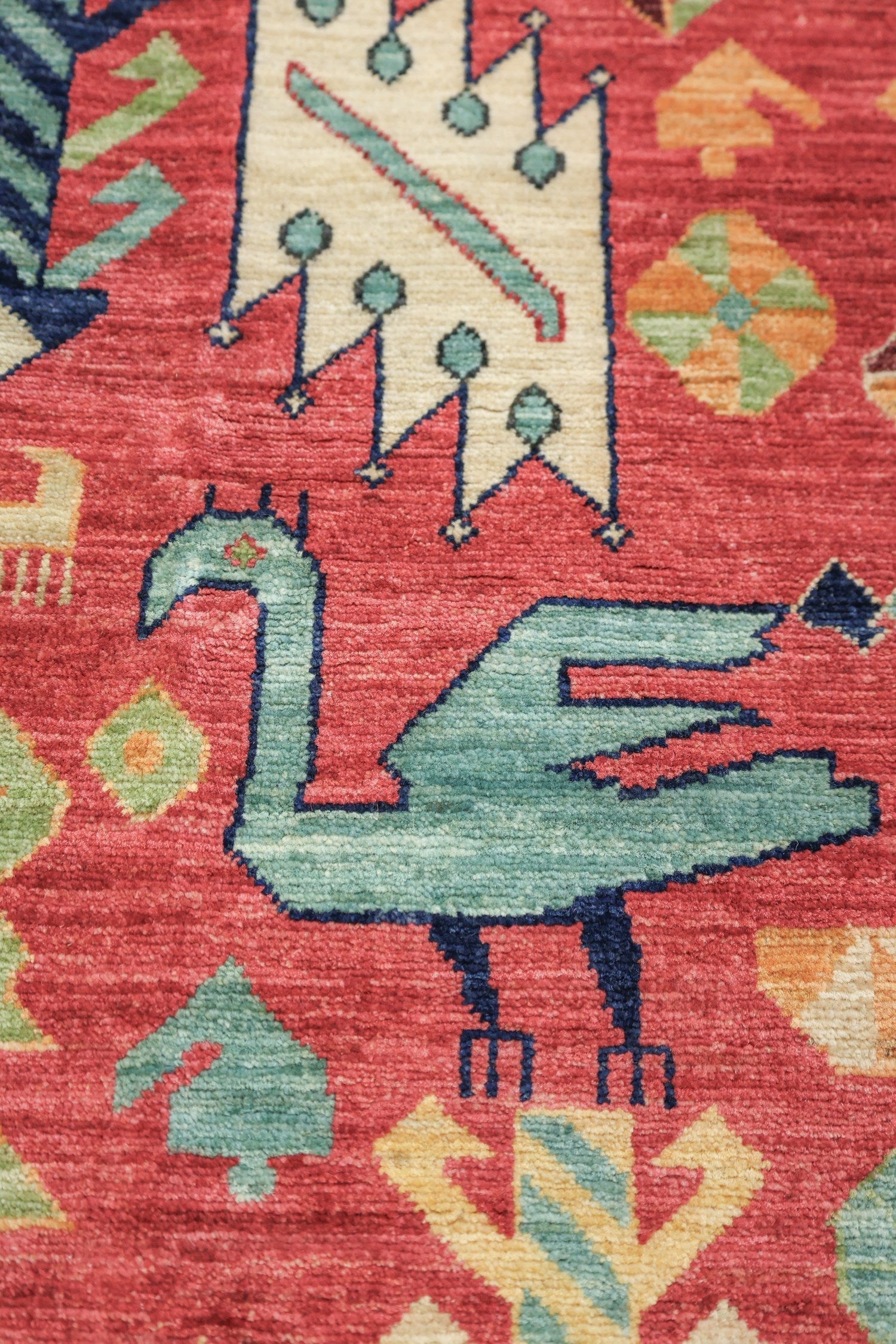 Khamseh Handwoven Tribal Rug, J74792