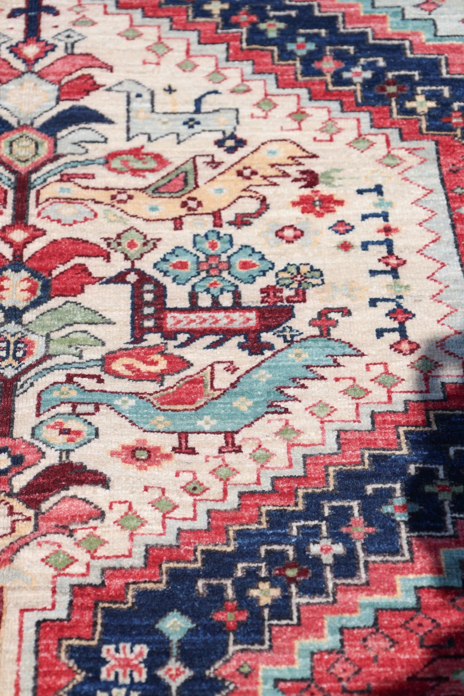 Khamseh Handwoven Tribal Rug, J74813