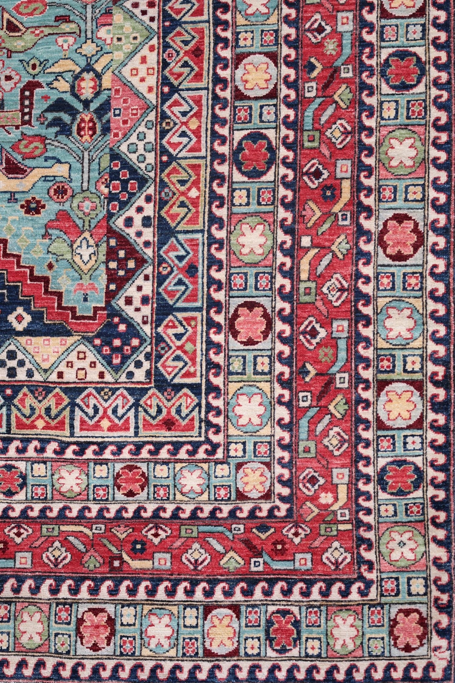 Khamseh Handwoven Tribal Rug, J74813