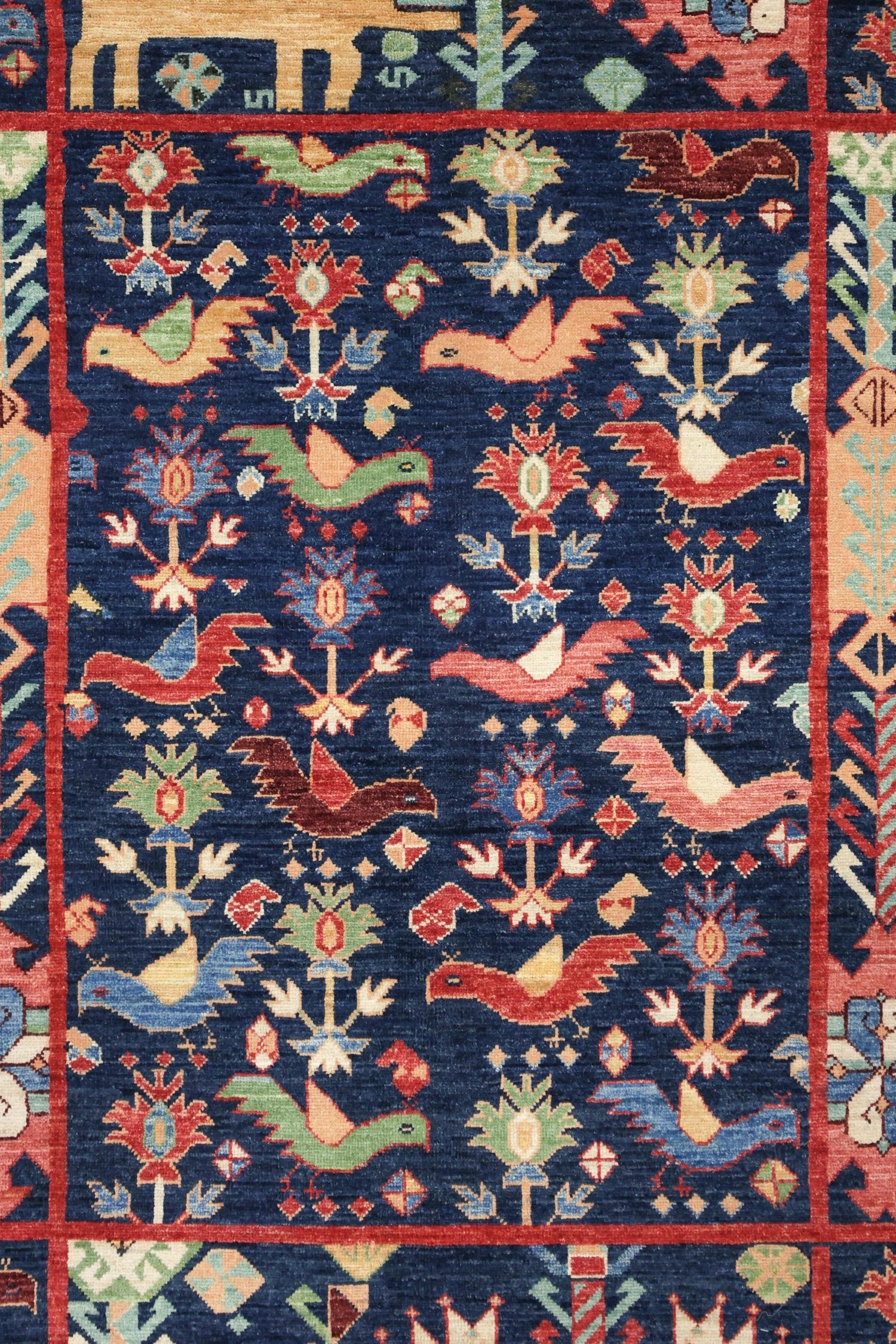 Khamseh Handwoven Tribal Rug, J74883