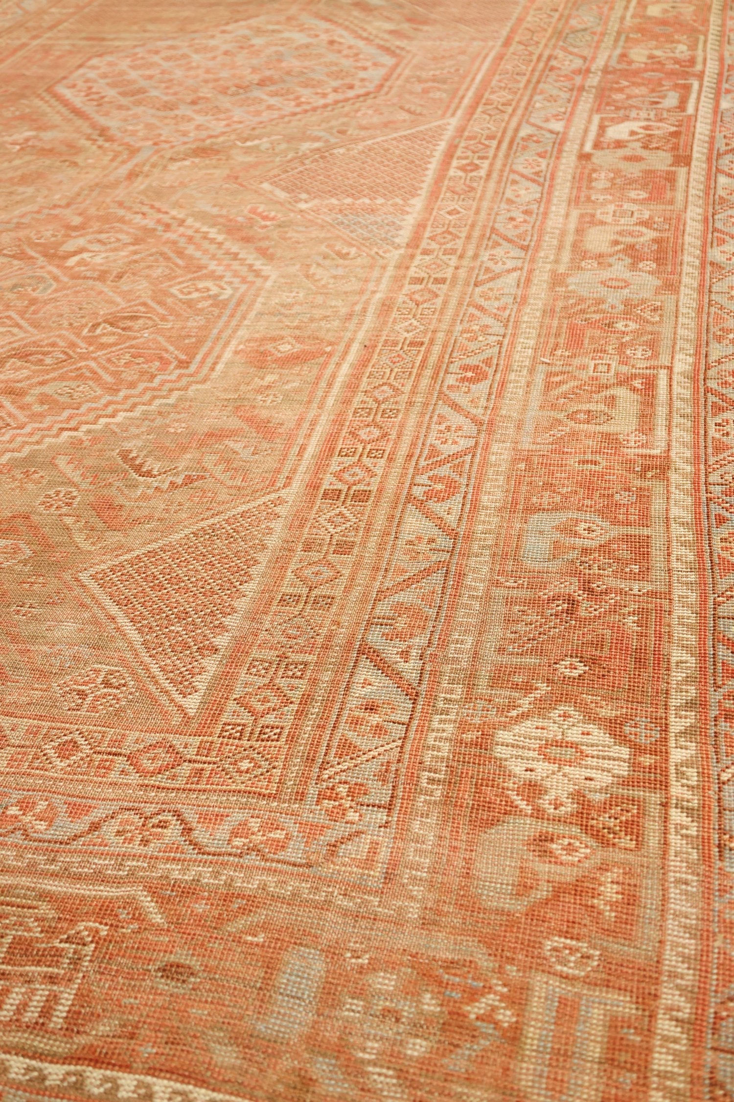 Vintage Khamseh Handwoven Tribal Rug, J75644