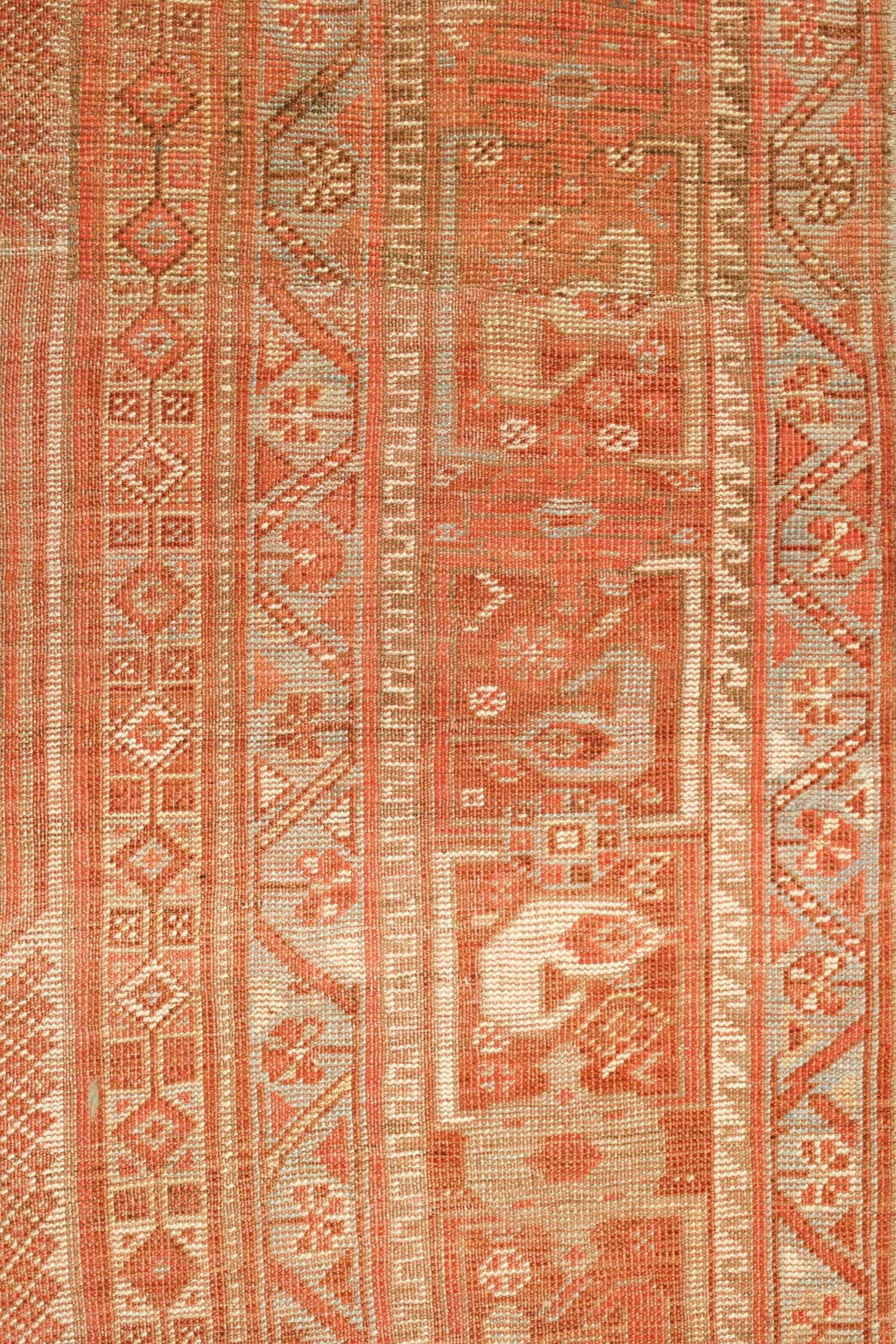Vintage Khamseh Handwoven Tribal Rug, J75644