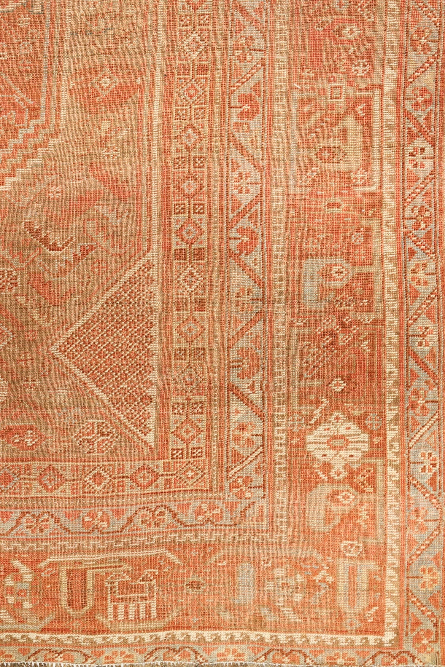 Vintage Khamseh Handwoven Tribal Rug, J75644