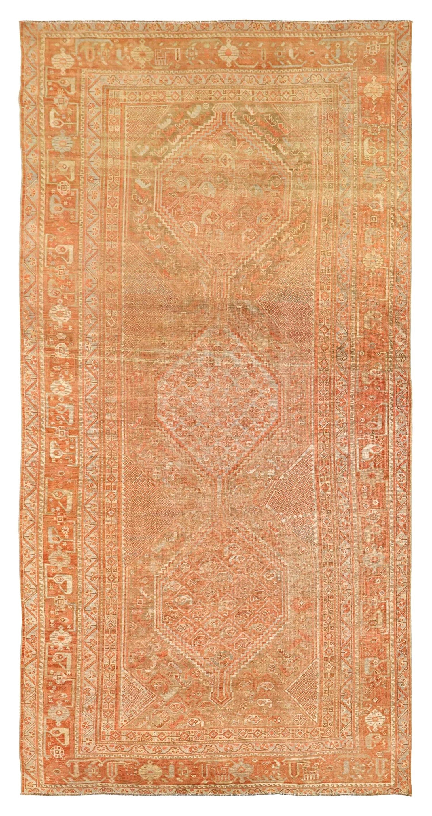 Vintage Khamseh Handwoven Tribal Rug