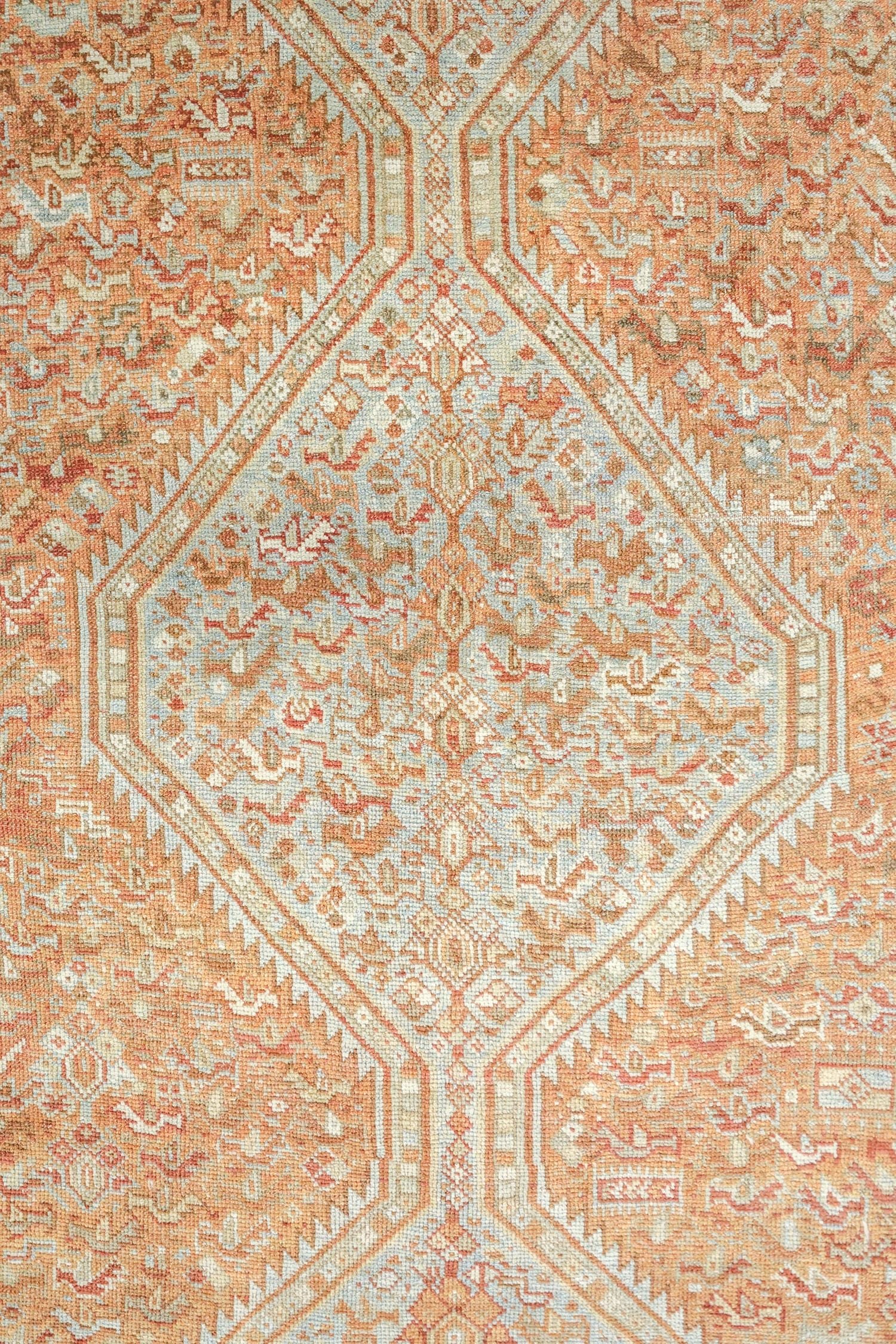 Vintage Khamseh Handwoven Tribal Rug, J75645