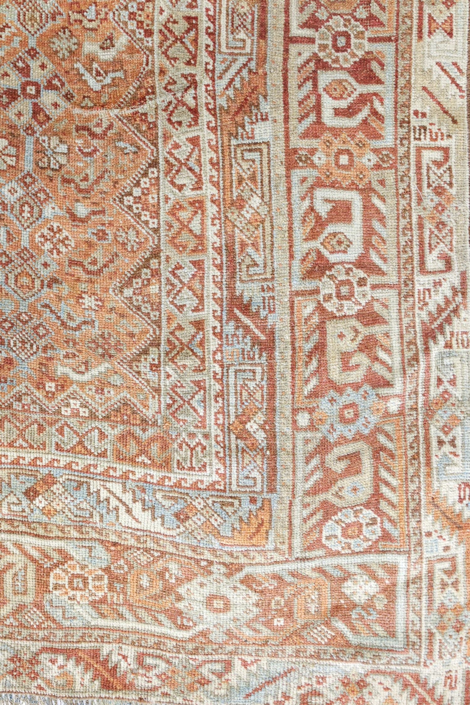 Vintage Khamseh Handwoven Tribal Rug, J75645