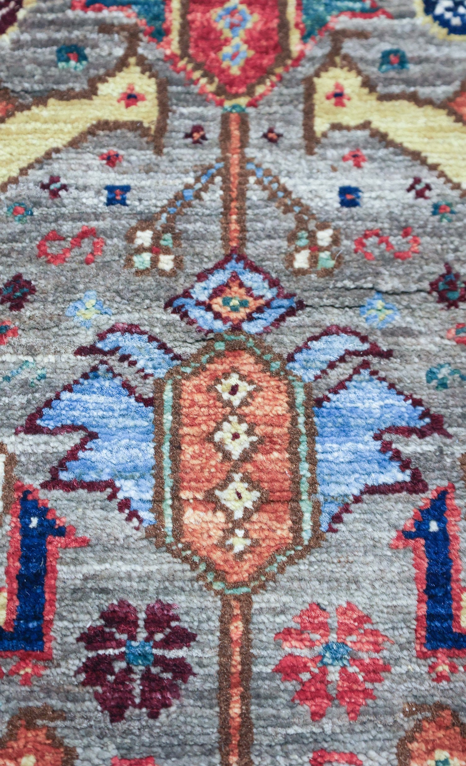 Khamseh Handwoven Tribal Rug, J76838