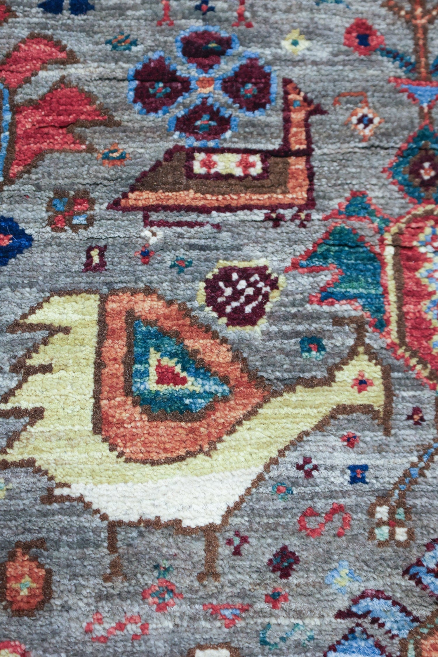 Khamseh Handwoven Tribal Rug, J76838