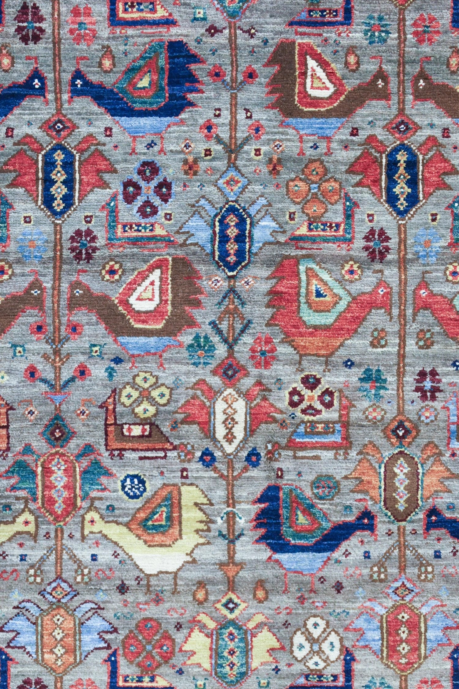 Khamseh Handwoven Tribal Rug, J76838