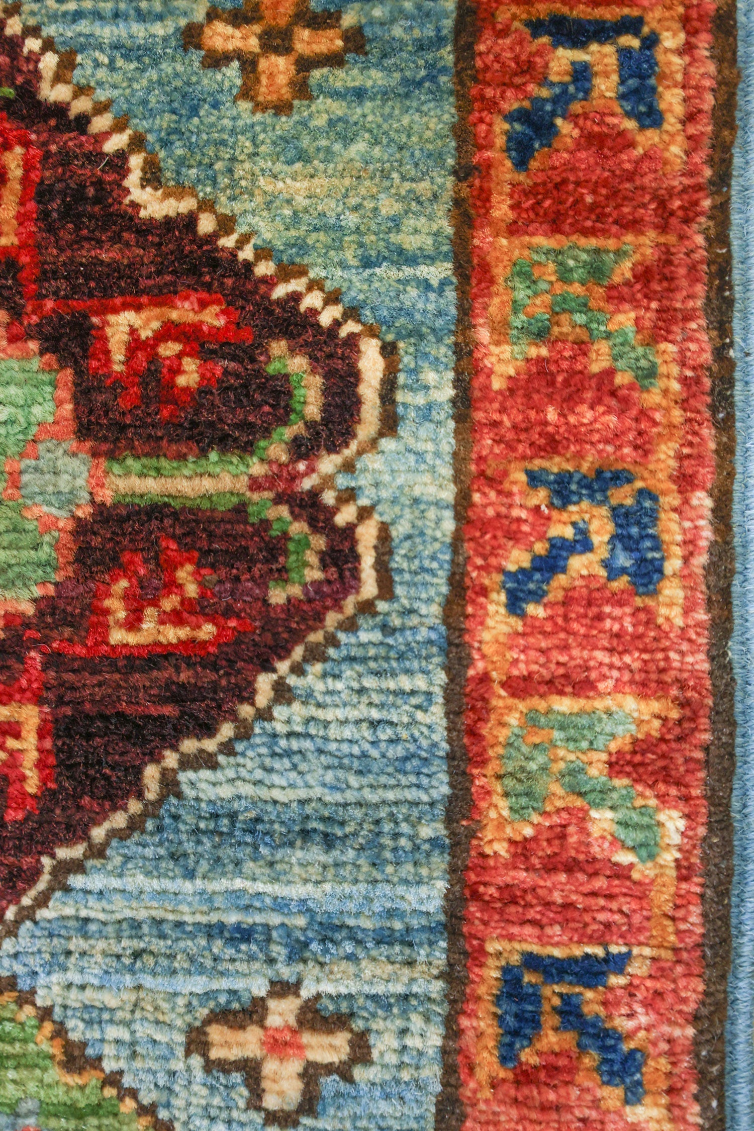 Khotan Handwoven Tribal Rug, J76932