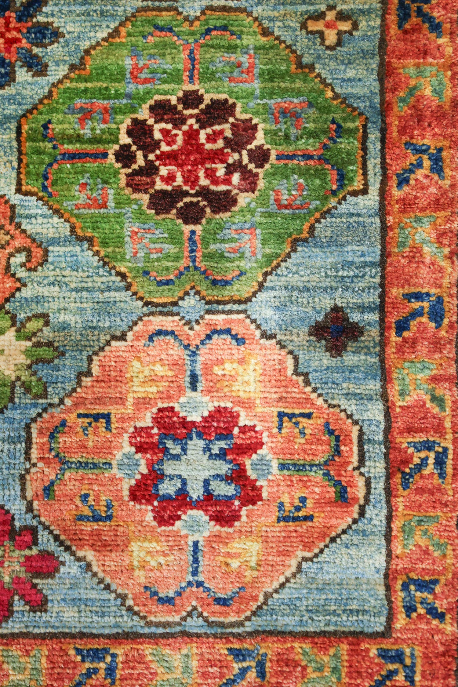 Khotan Handwoven Tribal Rug, J76932