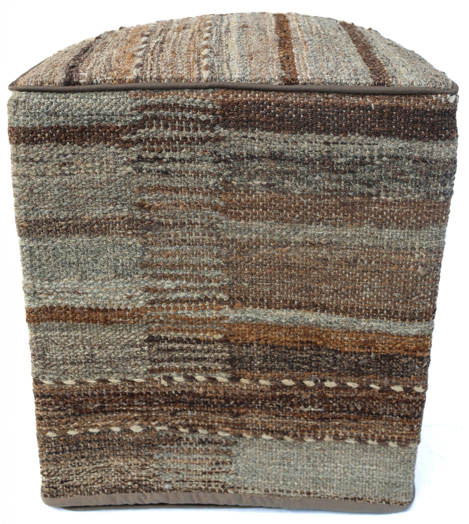 Khyber Kilim Tribal Ottoman, J75262