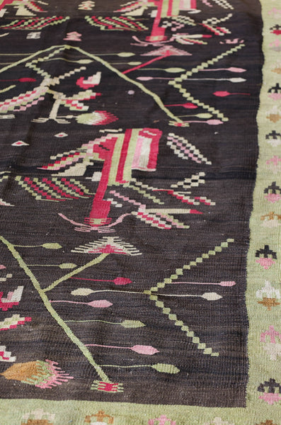 Antique Kilim Handwoven Tribal Rug, JF8758