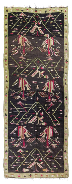 Antique Kilim Handwoven Tribal Rug