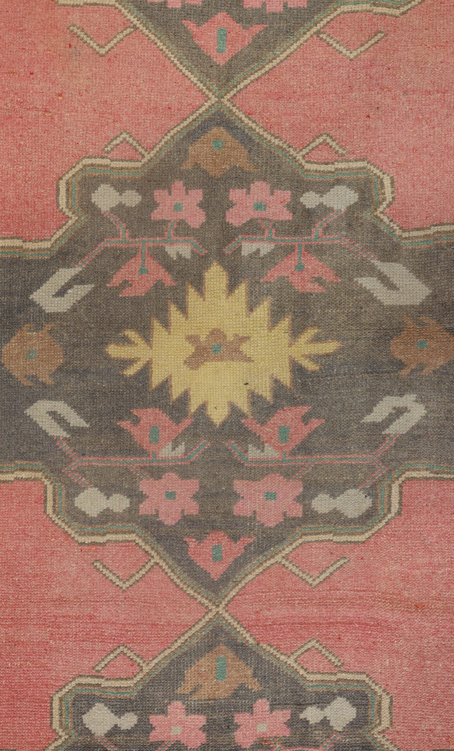 Vintage Konya Handwoven Tribal Rug, J70768