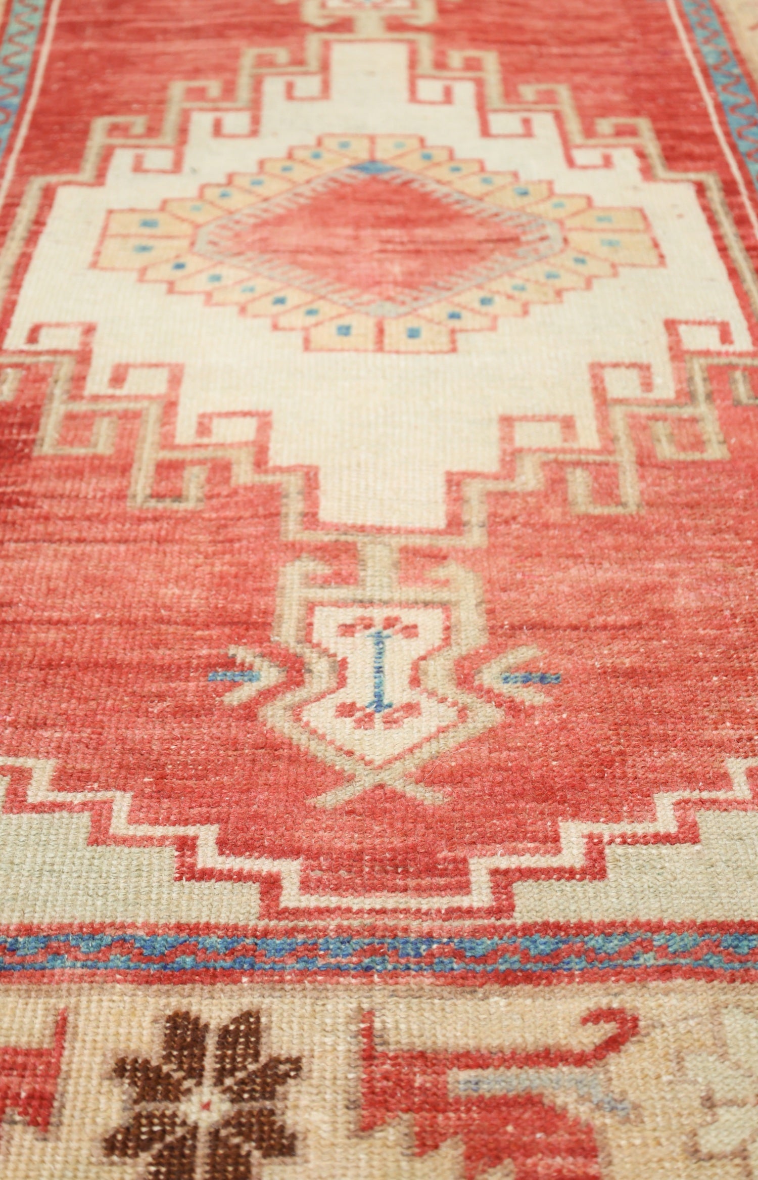 Vintage Konya Handwoven Tribal Rug, J75166