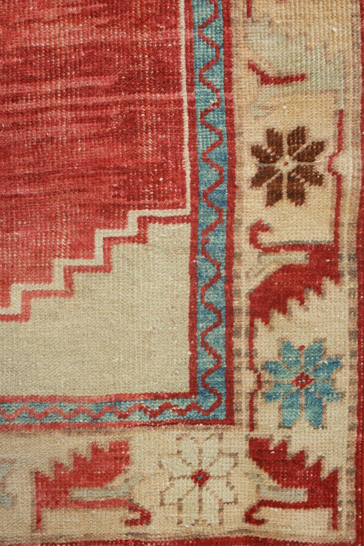 Vintage Konya Handwoven Tribal Rug, J75166