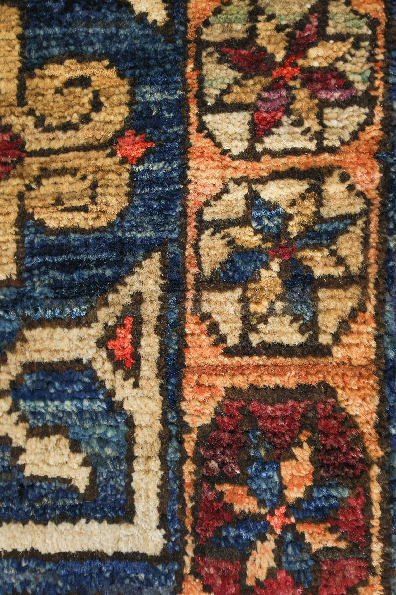 Kufic Handwoven Tribal Rug, J76928