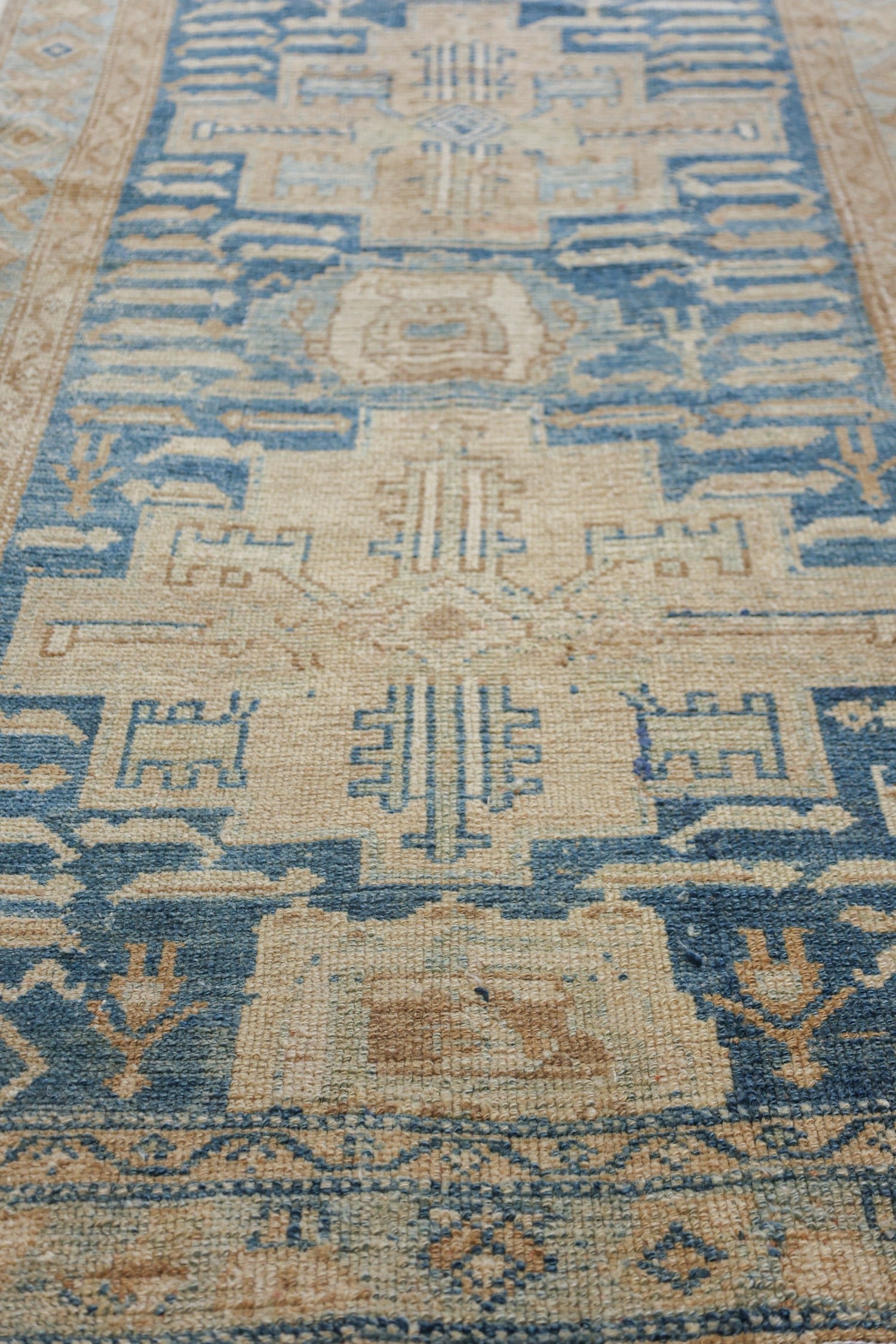 Vintage Kurd Handwoven Tribal Rug, J69196