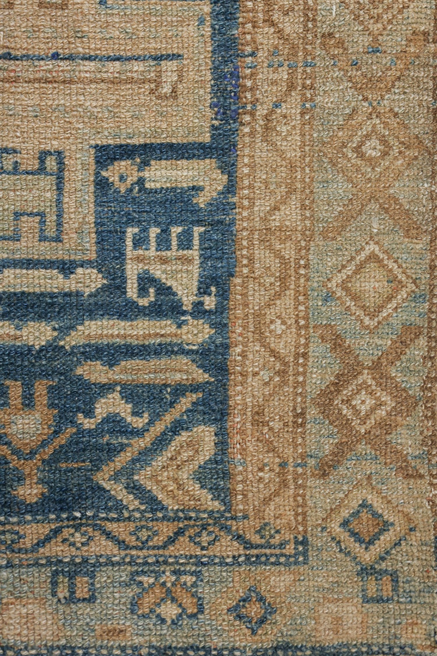 Vintage Kurd Handwoven Tribal Rug, J69196