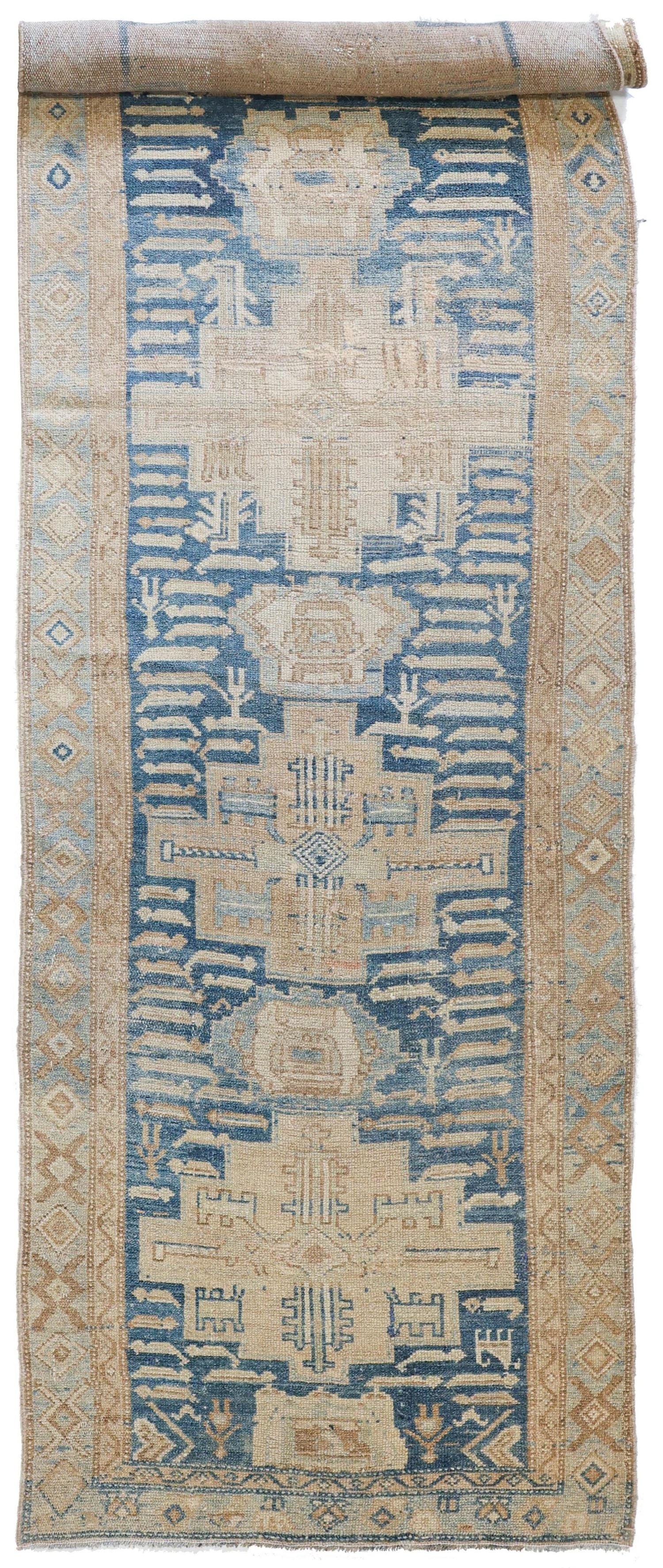 Vintage Kurd Handwoven Tribal Rug