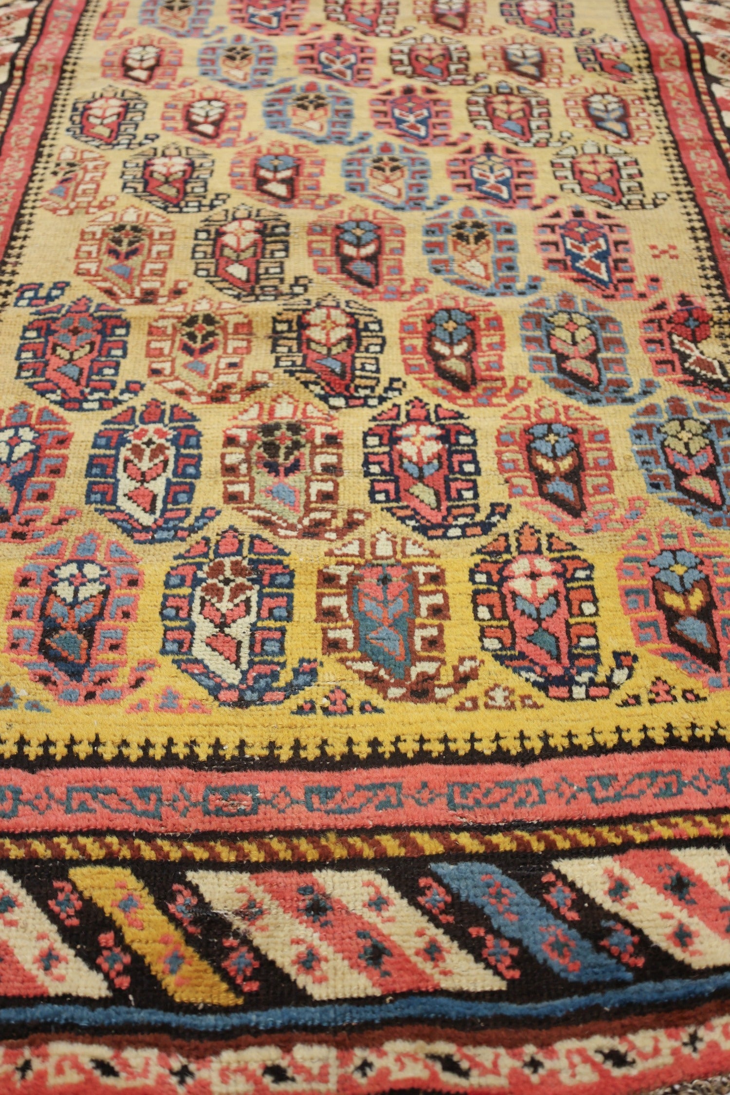 OnApproval-8-9-24 Antique Kurd Handwoven Tribal Rug, J69200